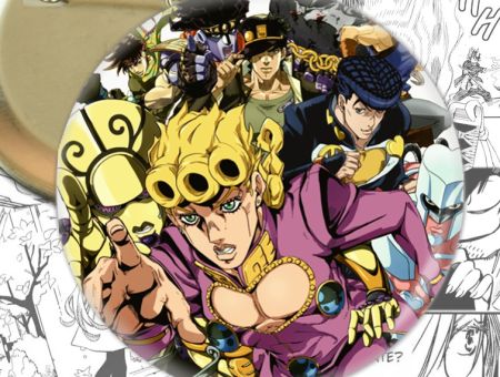 Значок Невероятные приключения ДжоДжо Jojo's Bizarre Adventure 001907