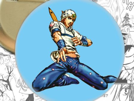 Значок Невероятные приключения ДжоДжо Jojo's Bizarre Adventure 001916