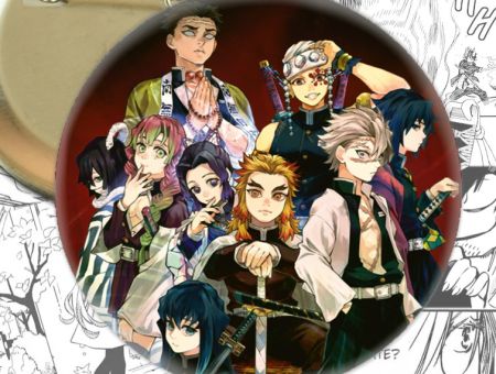 Значок Клинок, що розтинає демонів Demon Slayer 001938 аніме