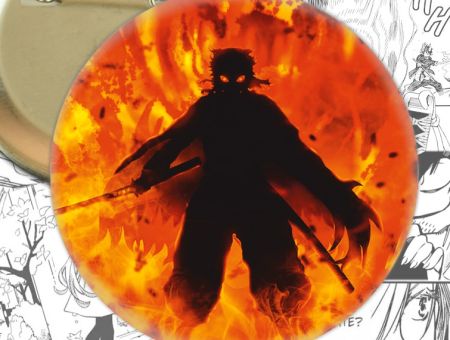 Значок Клинок, що розтинає демонів Demon Slayer 001941 аніме