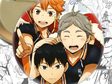 Значок Волейбол!! Haikuyy!! 001999 