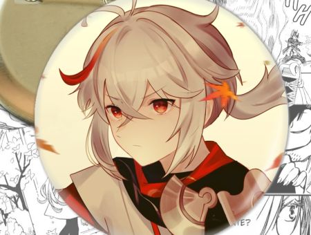 Значок Геншин Імпакт Кадзуха Genshin Impact 002025