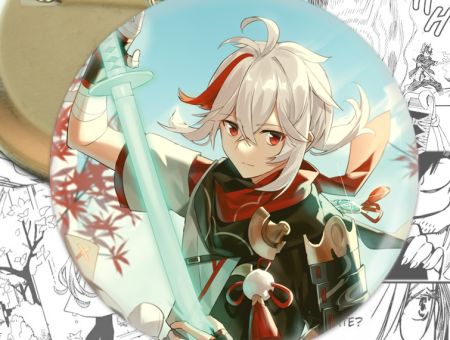 Значок Геншин Імпакт Кадзуха Genshin Impact 002026