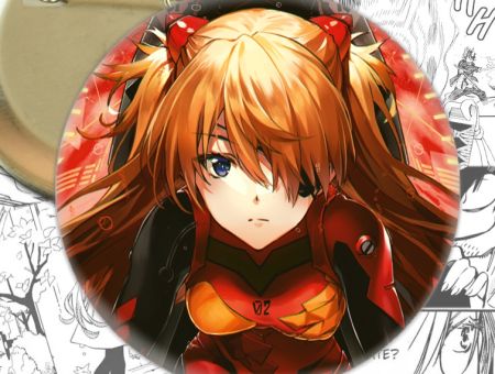 Значок аниме Evangelion Аска 002031