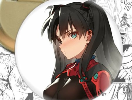 Значок Мари Евангелион Evangelion 002042