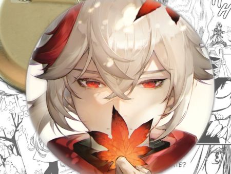 Значок Геншин Імпакт Кадзуха Genshin Impact 002044