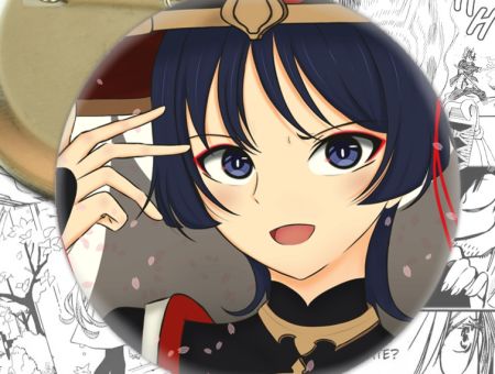 Значок Геншин Імпакт Скарамучча Genshin Impact 002048