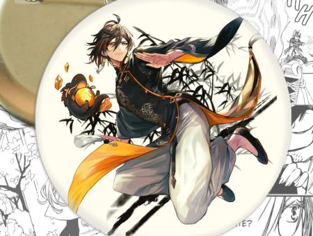 Значок Геншин Імпакт Чжун Лі Genshin Impact 002051