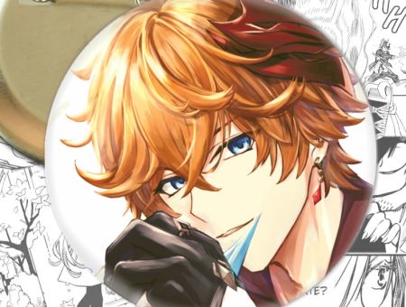 Значок Геншин Імпакт Тарталья Genshin Impact 002052