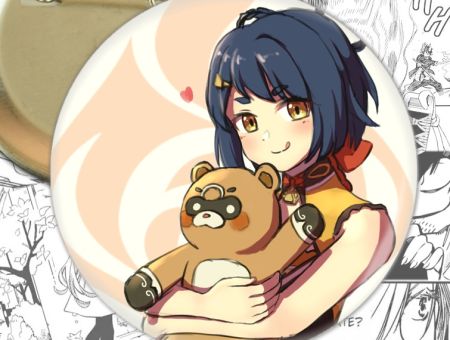 Значок Genshin Impact Сян Лін 002056 