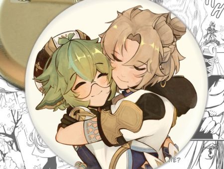 Значок Геншин Імпакт Сахароза, АльбедоGenshin Impact 002107