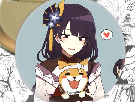 Значок Геншин Імпакт Genshin Impact Баал 002128