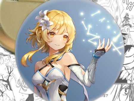 Значок Геншин Імпакт Мандрівниця Genshin Impact 002145