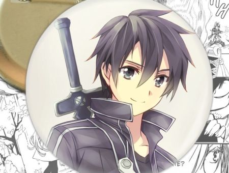 Значок Майстер меча онлайн Sword Art Online Кіріто 002149