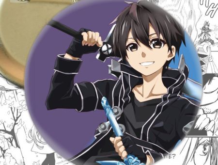 Значок Майстер меча онлайн Sword Art Online Кіріто 002151