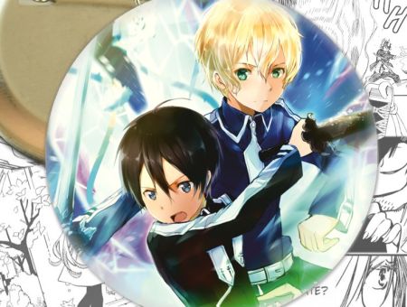 Значок Майстер меча онлайн Sword Art Online Кіріто з Юджіо 002155
