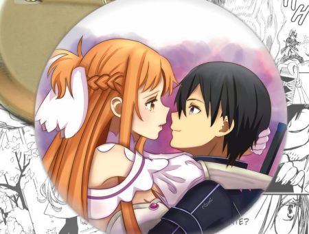 Значок Майстер меча онлайн Sword Art Online Кіріто та Асуна 002157