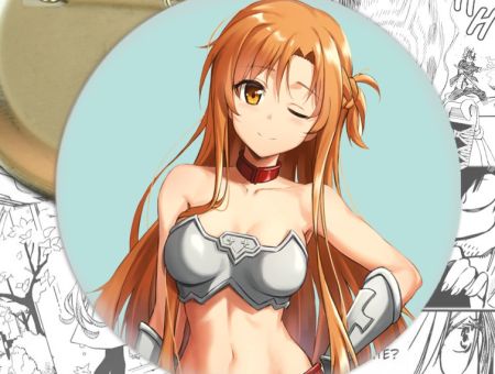 Значок Майстер меча онлайн Sword Art Online Асуна 002161