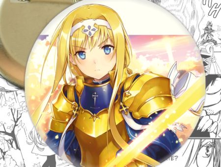 Значок Майстер меча онлайн Sword Art Online Аліса 002189