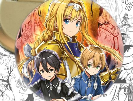 Значок Майстер меча онлайн Sword Art Online Кіріто, Юджіо, Аліса 002191