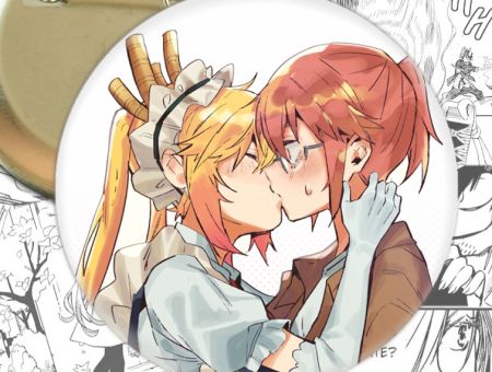 Значок Кобаяши та Тору Kobayashi-san Chi no Maid Dragon 002250 