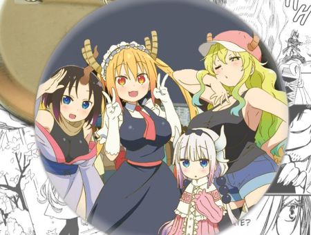 Значок Kobayashi-san Chi no Maid Dragon 002253