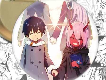 Значок Код 002, Хіро Милый во Франксу Darling in the Franxx 002257 