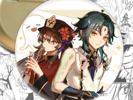 Значок Геншин Імпакт Сяо , Ху Тао Genshin Impact 002283