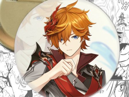 Значок Геншин Імпакт Тарталья Genshin Impact 002299