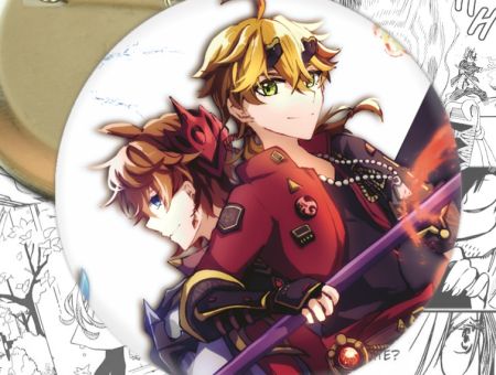 Значок Геншин Імпакт Тарталья та Тома Genshin Impact 002309