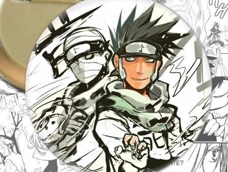 Значок Naruto Наруто Досу Кінута та Заку Абумі 002319 