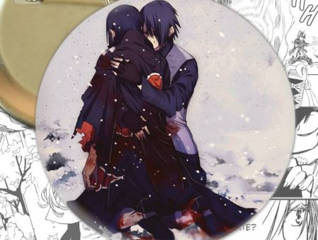 Значок Naruto Наруто Саске з Ітачи 002335 