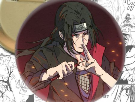 Значок Naruto Наруто Ітачи 002326 