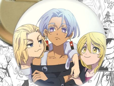 Значок Ізана Курокава, Майкі та Емма Токійські месники Tokyo Revengers 002352