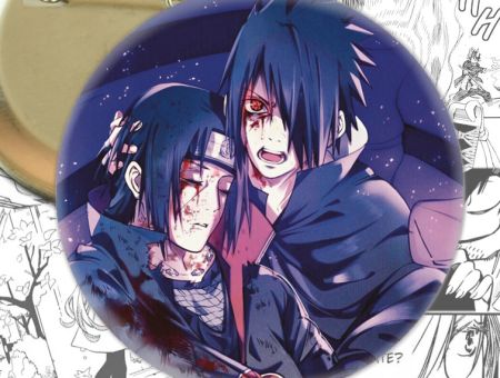 Значок Naruto Наруто Саске та Ітачи 002336 