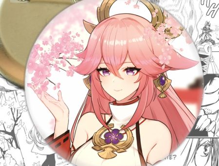 Значок Геншин Імпакт Яе Міко Genshin Impact 002363