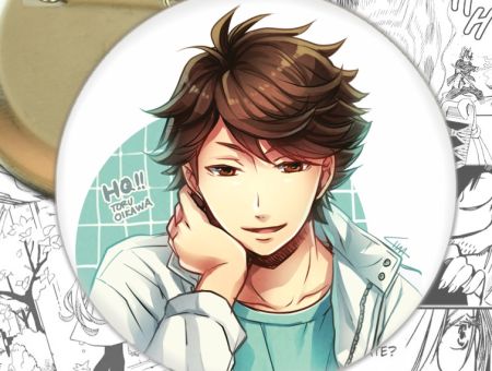 Значок Волейбол!! Ойкава Haikuyy!! 002366 