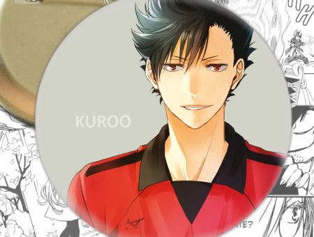 Значок Волейбол!! Куроо Тецуро Haikuyy!! 002367 