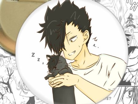 Значок Волейбол!! Куроо Тецуро Haikuyy!! 002376 