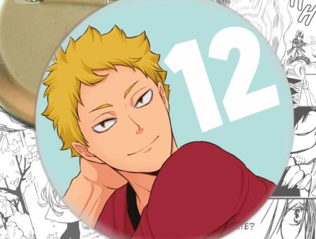 Значок Волейбол!! Таічі Каваніші Haikuyy!! 002377 