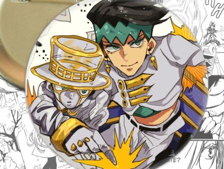 Значок Невероятные приключения ДжоДжо Jojo's Bizarre Adventure 002421