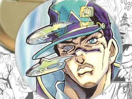 Значок Невероятные приключения ДжоДжо Jojo's Bizarre Adventure Джотаро 002423