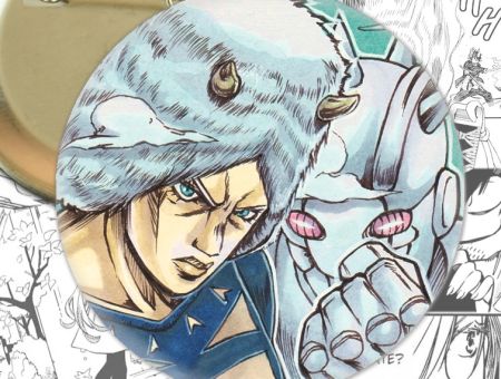 Значок Невероятные приключения ДжоДжо Jojo's Bizarre Adventure 002425