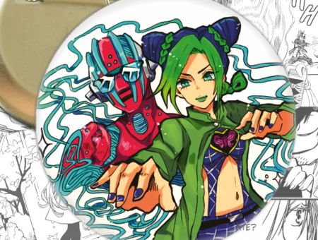 круглый значок Невероятные приключения ДжоДжо Jojo's Bizarre Adventure  002430 