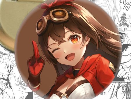 Значок Геншин Імпакт Ембер Genshin Impact 002441