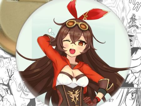 Значок Геншин Імпакт Ембер Genshin Impact 002442