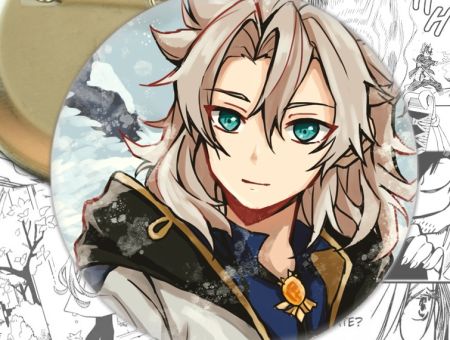 Значок Геншин Імпакт Альбедо Genshin Impact 002444