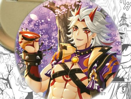 Значок Геншин Імпакт Ітто Genshin Impact 002446