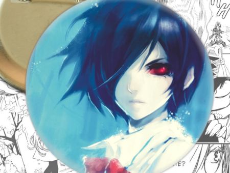 Значок Tokyo Ghoul Токийский гуль Тоука 002453