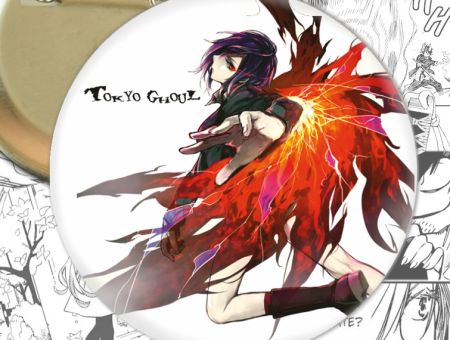 Значок Tokyo Ghoul Токийский гуль Тоука 002458